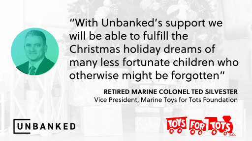 Unbanked Teams Up with Toys for Tots to Enable Crypto Donations 1