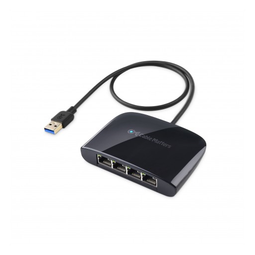 Cable Matters Launches 4-Port USB-C® and USB 3.1 Ethernet Switches