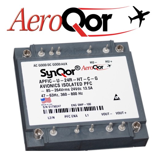 SynQor® Announces Its New AeroQor Product Family of Power Converters and Filters