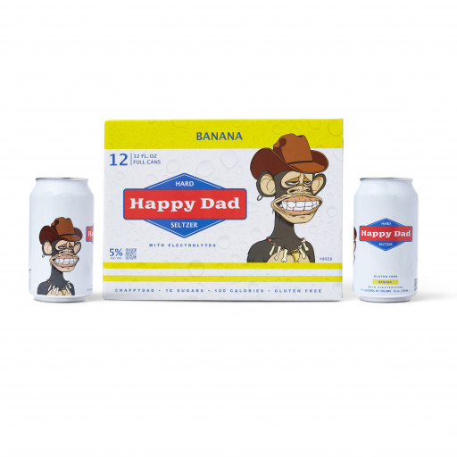 Happy Dad Hard Seltzer Releases New Limited Edition Banana Flavor With an NFT Twist