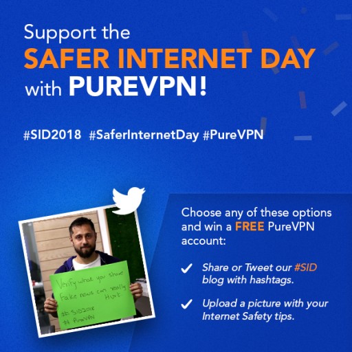 PureVPN Voices Support for Safer Internet Day 2018