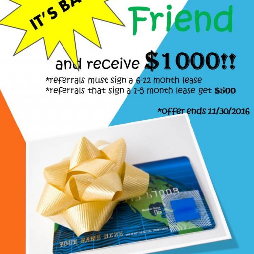 Live in Luxury Downtown: Refer-a-Friend is Back!