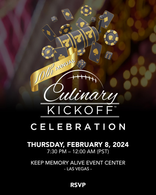 Celebrating a Decade of Flavor: 10th Annual Culinary Kickoff at the Big Game Unveils Stellar Chef Lineup and Hall of Fame Legends for Unforgettable Gastronomic Extravaganza