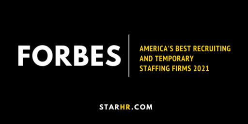 Star Staffing Awarded Forbes 2021 Best Recruiting and Temporary Staffing Firm for Second Year