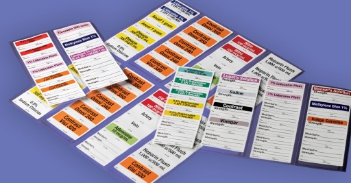 Centurion's sterile labels help you comply with the Joint Commission's goal of improving the safety of using medications