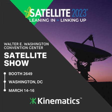 Kinematics releases KX-6 Positioner at Satellite Show 2023.