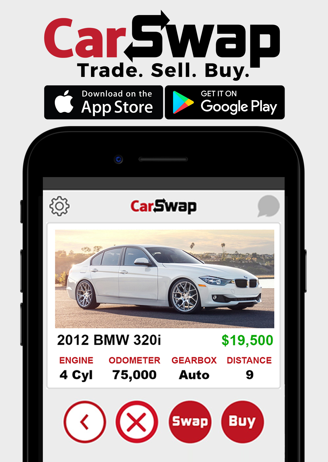 trade in car app