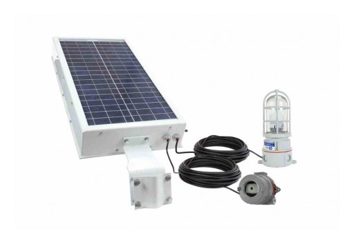 Larson Electronics Releases 10W Solar LED Infrared Strobe Light, 30Hz Strobe Rate, 40aH Battery Pack