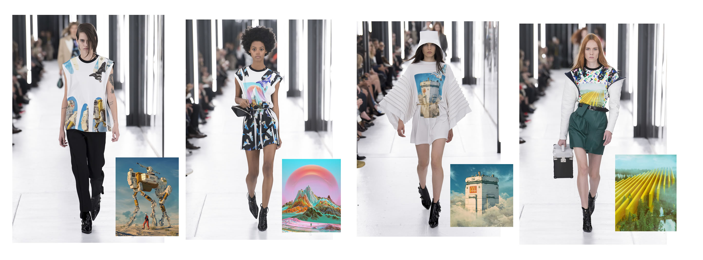 Creations of Louis Vuitton presented during 2019 Spring/Summer