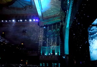 Snow Fills The Los Angeles Shrine Theater for E3 by Special Effects Team at TLC Creative