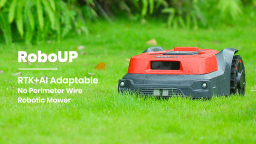 RoboUP Launches the Ultimate No Perimeter Wire RTK+AI Robot Lawn Mower
