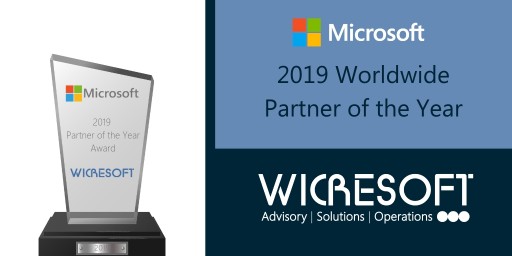 Wicresoft Recognized as 2019 Microsoft Partner of the Year