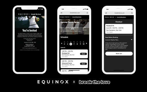 Break the Love Becomes the Official Racquet Sports Partner of Equinox x Hamptons This Summer