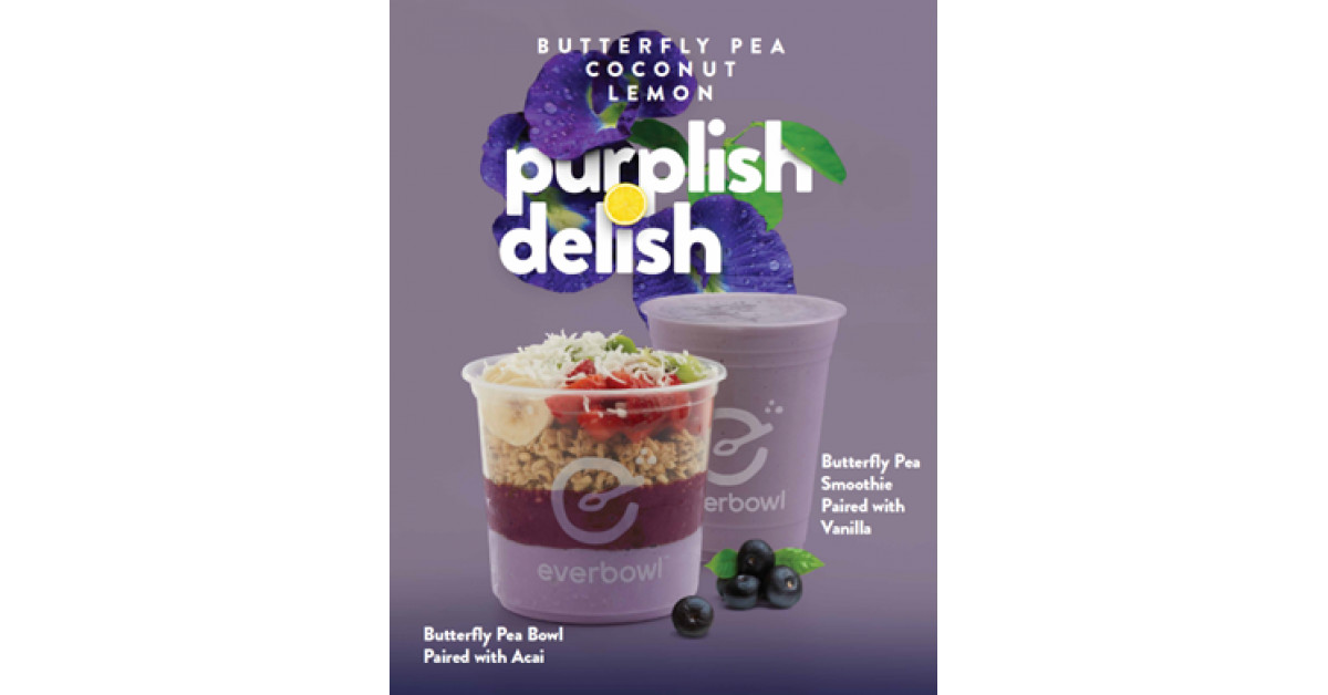 everbowl® Launches NEW LTO Featuring Butterfly Pea Flower Ingredient