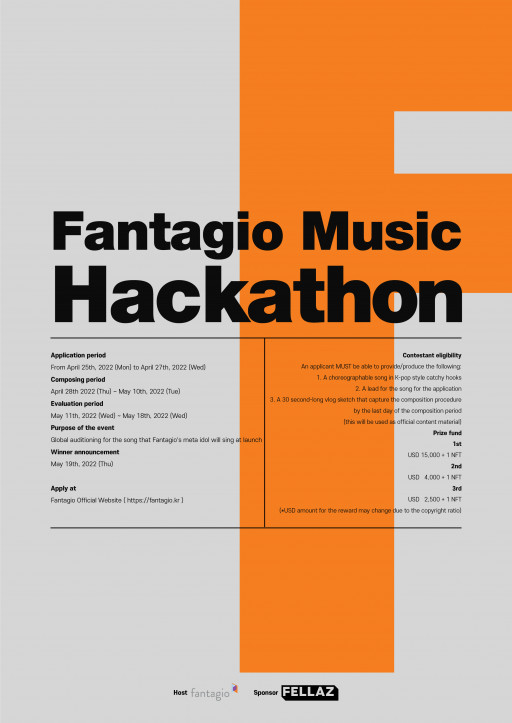 Fantagio Announced on the 28th That It Has Successfully Ended the Recruitment for Its First Music Hackathon
