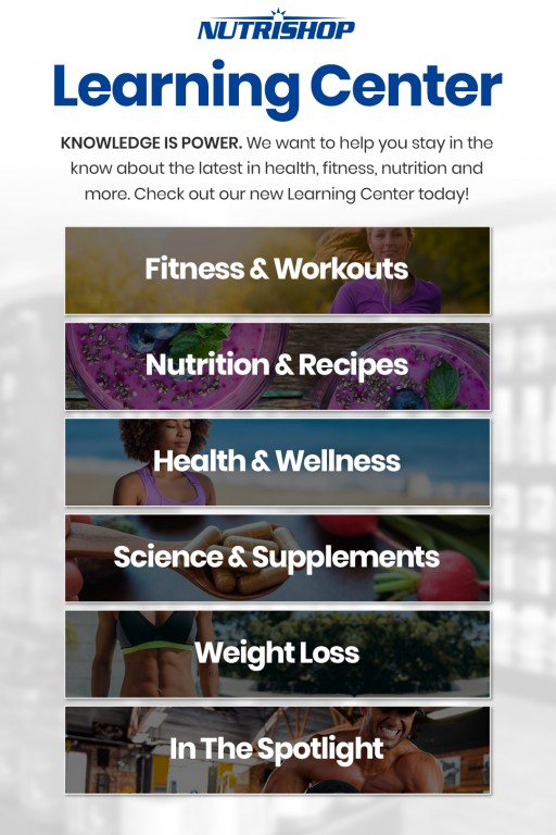 NUTRISHOP® Launches New Learning Center, Developed in Partnership with FITposium Founder James Patrick