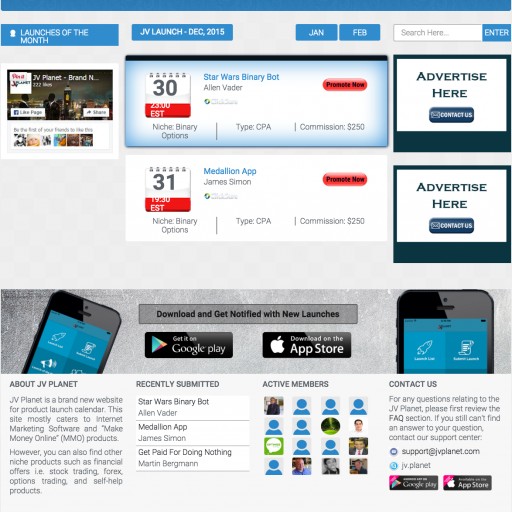 JVPlanet.com Launches Free Andriod and IOS Mobile Apps for Users