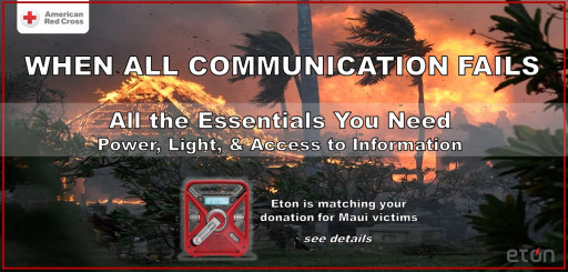 Eton Announces Donation Program for Maui Fire Victims