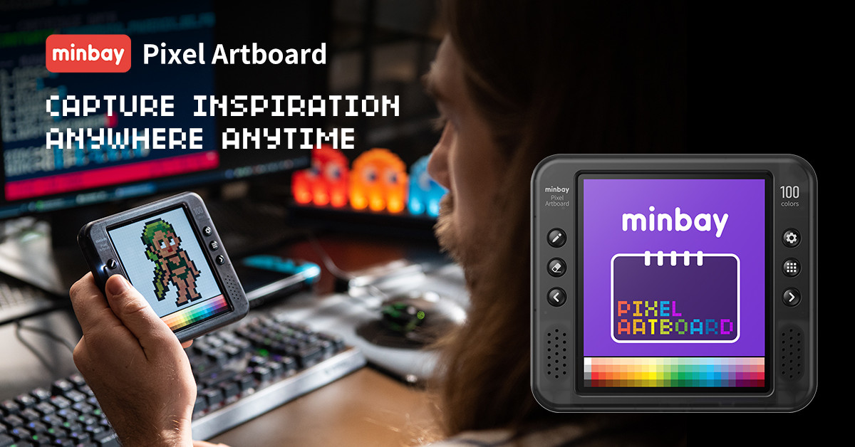 minbay Pixel Artboard: EDC Art Kit for Painting Enthusiasts by minbay —  Kickstarter