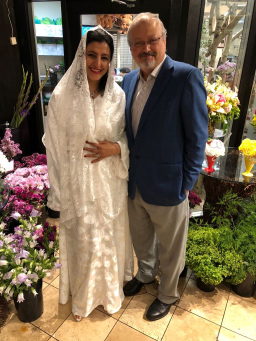 Mrs. Hanan Elatr Khashoggi, Widowed Wife of Jamal Khashoggi, Meets With White House Before President Biden Departs to the Middle East