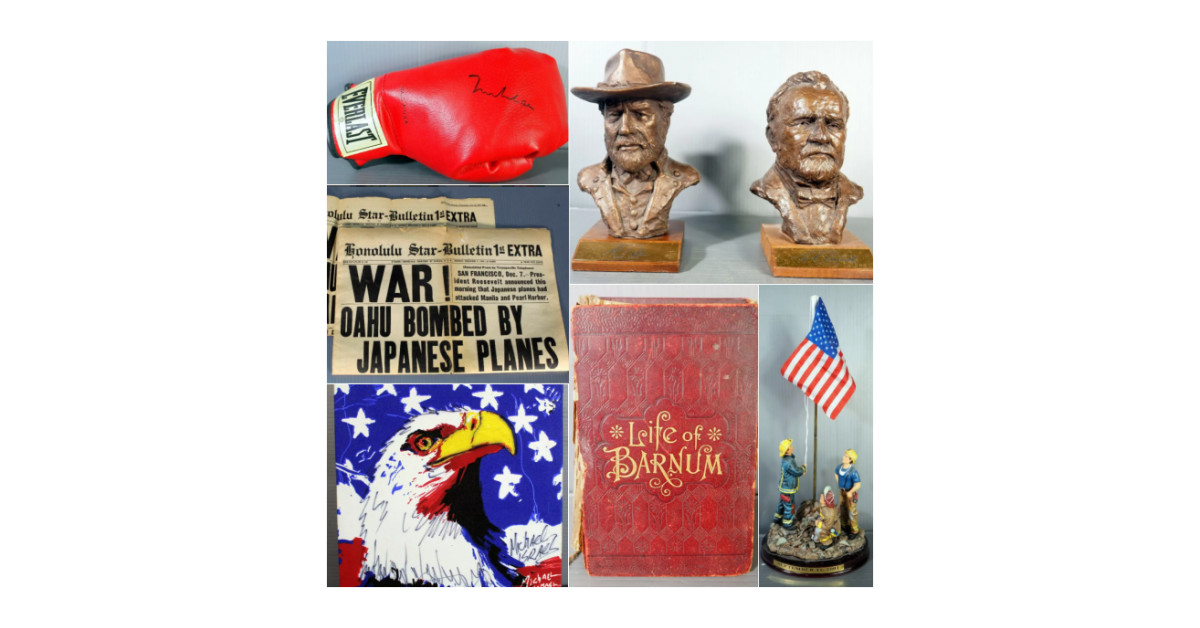 Lifetime Collection of Unique and Bizarre Historical Items Offered for Sale Online by Mayo