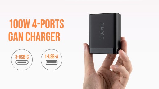 CHARGIC - the Smallest, Most Powerful 100W GaN Charger Announces Launch