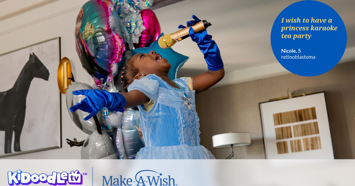 Kidoodle.TV Supports Make-A-Wish(R) Metro New York and Western New York in Unprecedented ‘Wish A Week for a Year’ Program