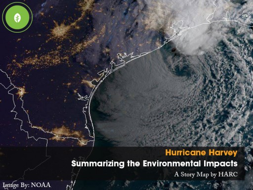 Summarizing Hurricane Harvey's Environmental Impacts in the Houston-Galveston Region