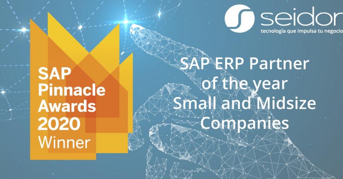 Seidor Revalidates the SAP Pinnacle Award as the Top Partner in the SME