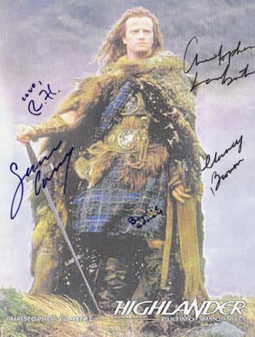 The Highlander Autograph Signed Poster | Newswire