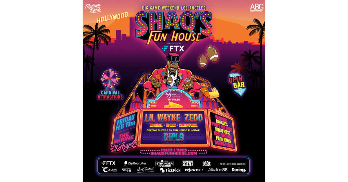 Shaq's 'Fun House' draws big crowd with Lil Wayne headlining