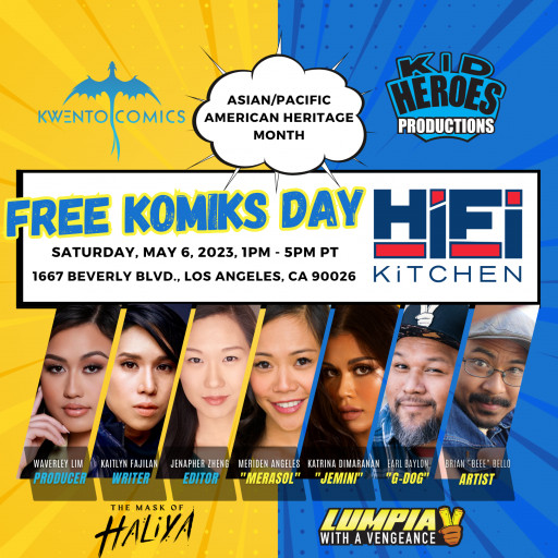 Kwento Comics and Lumpia With A Vengeance Collab at HiFi Kitchen for Free Comic Book Day