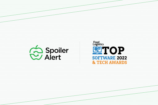 Spoiler Alert Named 2022 Top Software & Technology Provider by Food Logistics