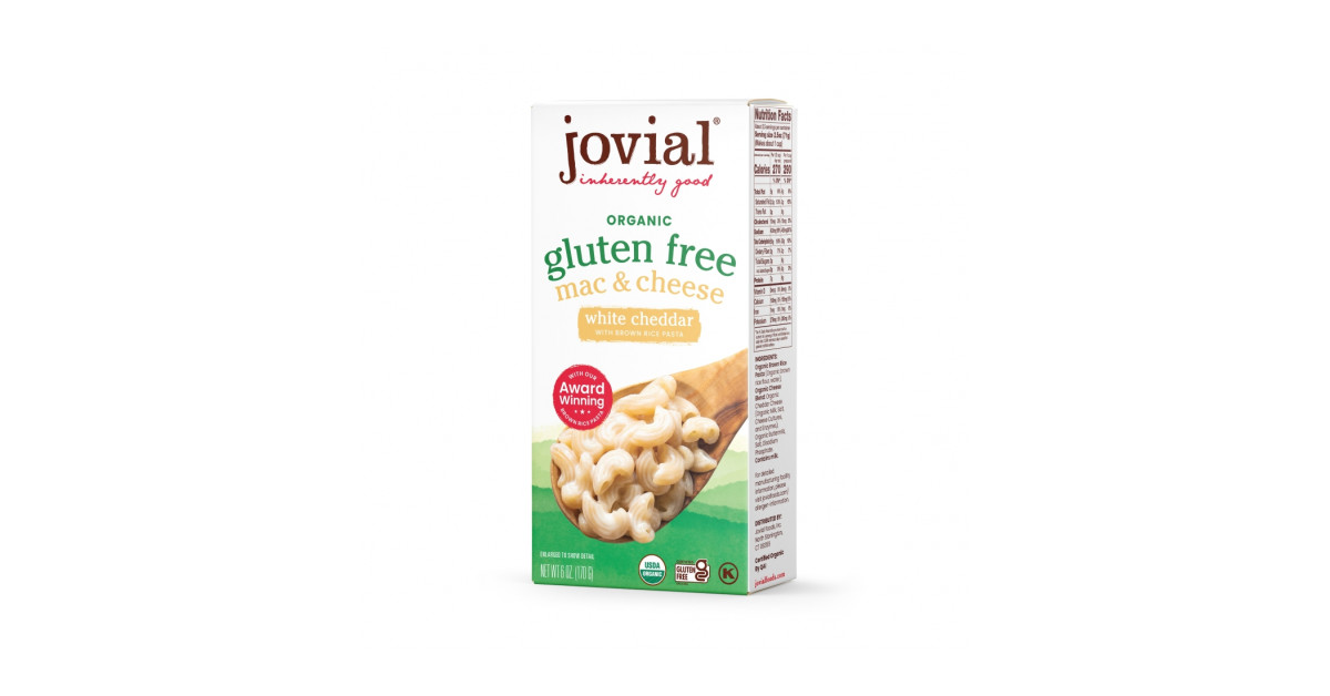 1 Gluten Free Pasta Brand Jovial Launches a Mac & Cheese Line Newswire