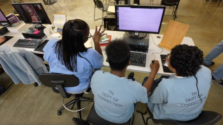 Inmates learning to code