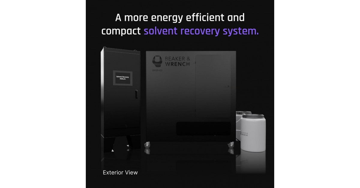 Beaker & Wrench Solvent Recovery System Achieves >80* Energy Reduction