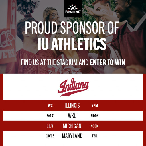 F&#333;wling&#8482; Sponsors IU Athletics With Cash Prizes and Game Set Giveaway