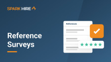 Spark Hire Reference Check Survey Software