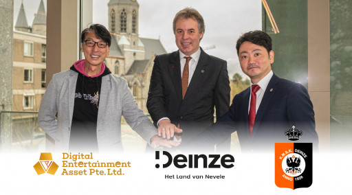Belgian Professional Soccer Club KMSK Deinze and DEA Pays an Official Visit to the Mayor of Deinze; Announcement of a Strategic Partnership  With the City of Deinze