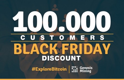 Bitcoin Cloud Mining Provider Genesis Mining Reaches 100,000 Customers, Announces Black Friday Discount