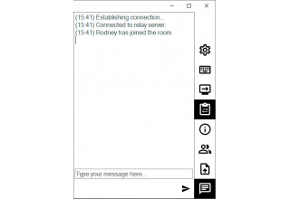 Remote Support Chat Box