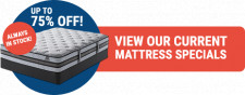 75% off Name Brand Mattresses