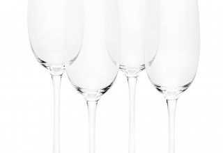 Crystal Sommelier Champagne Flutes, Set of Four – Joshua Steinberg