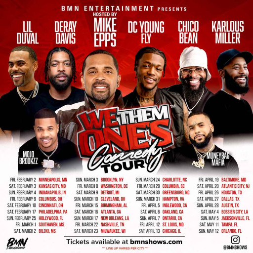 'We Them One's Comedy Tour' 2024 Tour Dates Have Been Released: Pre-Sale Tickets Are Now Available